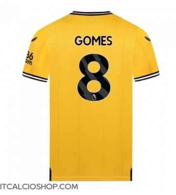 Wolves Joao Gomes #8 Prima Maglia 2023-24 Manica Corta